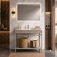 Mueble de baño encastrado Frida estructura lacada 1 estante de Avila Dos